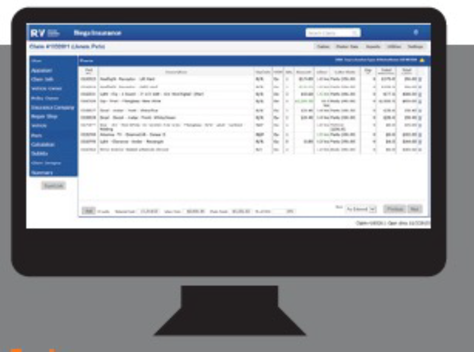 RV Damage Estimation from Duncan Systems